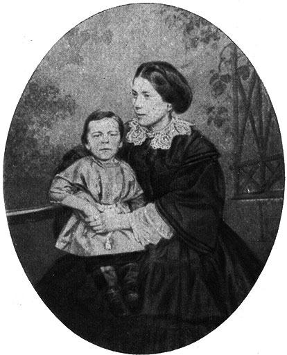 О. С. Чернышевская с сыном Александром (1858 год)